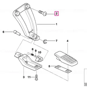 Livrare rapidă Șurub cepure cilindru M8X30-MK - BMW Motorrad