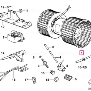 Livrare expres Unitate ventilator - BMW