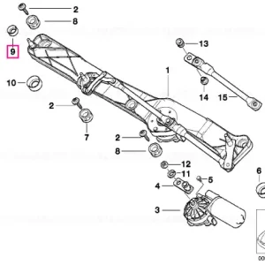 Disponibil imediat Inel amortizor superior - BMW