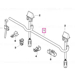 Furtun sistem spălare - BMW Comandă acum