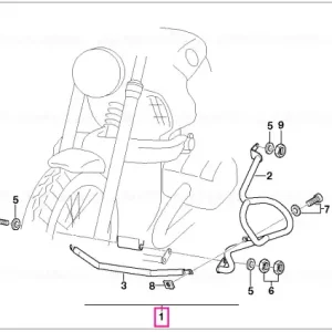 Expediere rapidă Set protecție motor - BMW Motorrad