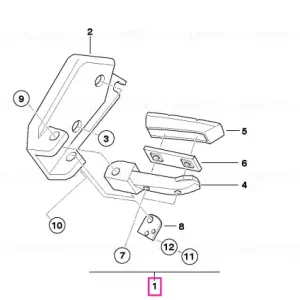 Reducere specială Set plăci repoziție pentru carcasă aluminiu - BMW Motorrad