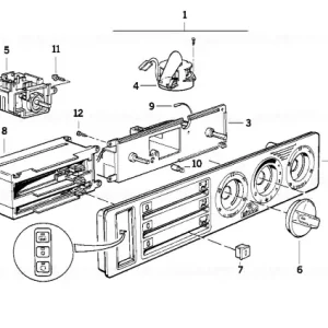 Placa frontală control aer condiționat - BMW Preferatul clienților