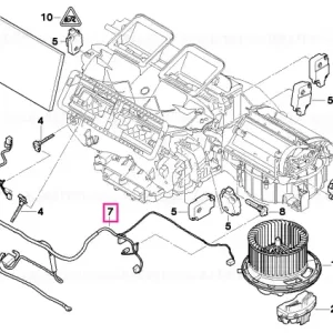 Plată securizată Set cabluri încălzire/aer condiționat DENSO - BMW