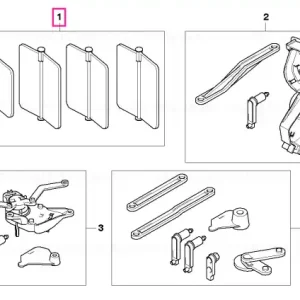 Set clapete - BMW Bestseller