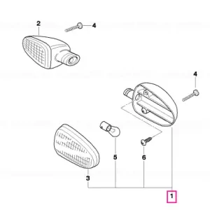 Indicator directie CHROM - BMW Motorrad Livrare rapidă
