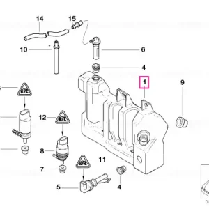 Recipient fluid cu indicator nivel - BMW Retur gratuit