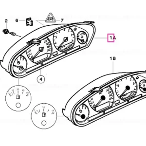 Plată sigură Cluster instrumente necodat (B) 250 KM/H - BMW