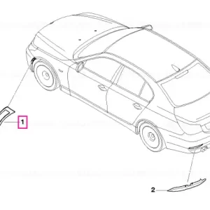 Reducere Reflector lateral dreapta - BMW