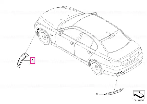 Reducere Reflector lateral dreapta - BMW