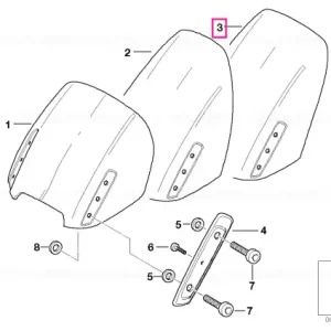 Nu rata Parbriz înalt/lat - BMW Motorrad