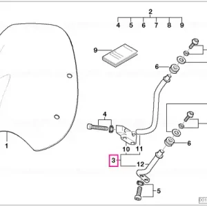 Set piese para-briz - BMW Motorrad Ofertă limitată