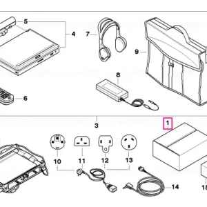 Comandă acum Kit instalare sistem DVD port./gri - BMW
