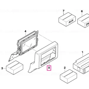 Reducere de preț Rama monitor FLANELLGRAU - BMW