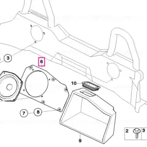 Placa acoperire dreapta - BMW Noutate