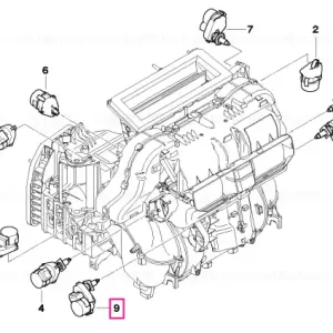 Actuator centru spate - BMW Preț mic