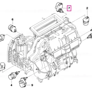 Cumpără online Actuator jaluzele compartiment dreapta - BMW
