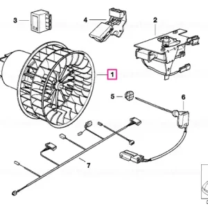 Cumpără online Unitate ventilator - BMW