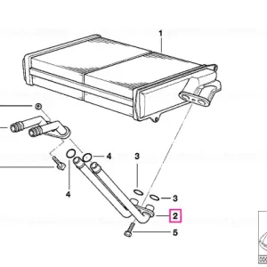 Doar azi Furtun dublu aluminiu - BMW
