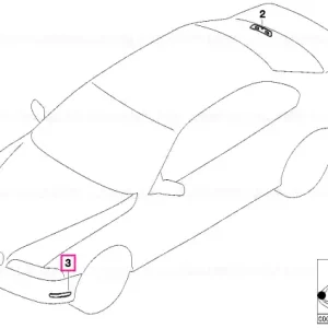 Reflector galben stânga - BMW Livrare gratuită
