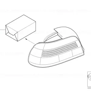 Kit retrofit lumină spate galben - BMW Ofertă