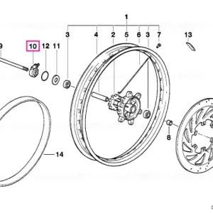 Antrenare vitezometru - BMW Motorrad Reducere