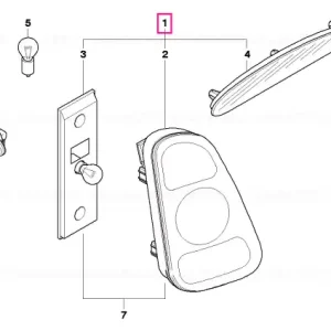 Retur ușor Kit retrofit lumină spate lumini albă - BMW - Mini