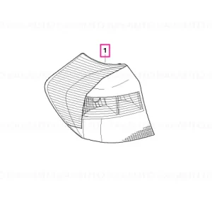 Reducere extra Kit retrofit lumină spate negru LOW VERSION - BMW