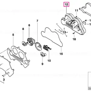 Carcasă tablou bord - BMW Motorrad Expediere rapidă