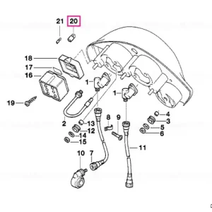 Bec 12V/3W - BMW Motorrad Popular