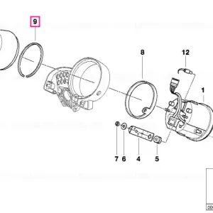 Inel amortizor vitezometru - BMW Motorrad Discount