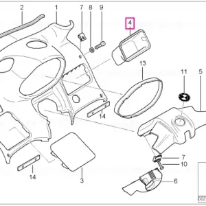 Cutie protecție tablou SW-ANTISCRATCH - BMW Motorrad Calitate înaltă