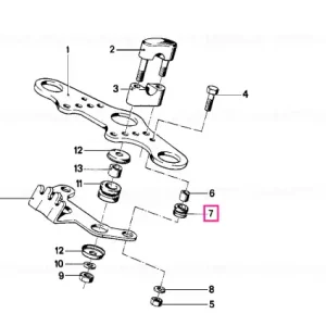 Preferatul clienților Izolator cauciuc 8X18X12MM - BMW Motorrad