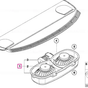 Carcasă subwoofer sistem HiFi HARMAN KARDON - BMW Ofertă de sezon