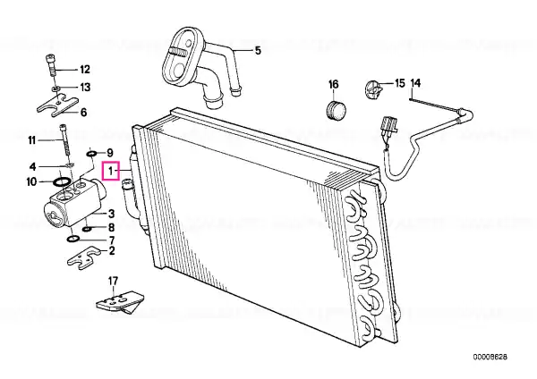 Evaporator (pu) R12/R134A - BMW Reducere specială