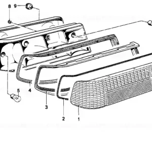 Lampa spate dreapta cu ceață - BMW Premium