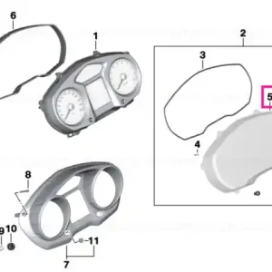 Plată sigură Geam protecție ceas bord - BMW Motorrad