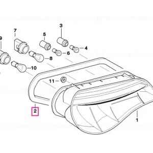 Reduceri Garnitură faros spate stânga - BMW