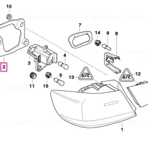 Cumpără acum Etanșare faros spate, panou lateral stânga - BMW