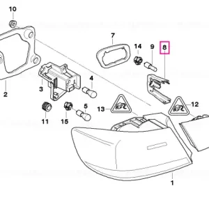 Livrare gratuită Arc fixare dreapta - BMW