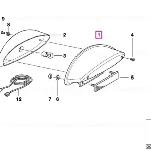 Plată sigură Lentilă lampă - BMW Motorrad