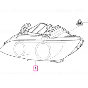 Far xenon AHL stâng - BMW Preferatul clienților