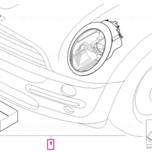 Kit instalare lumină xenon - BMW - Mini Plată sigură