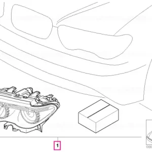 Chilipir Kit retrofit xenon indicator galben - BMW