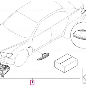 Kit instalare indicatoare alb - BMW Cumpără acum