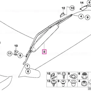 Airbag cap ITS stânga - BMW Livrare gratuită