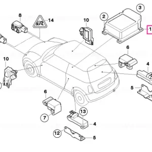 Unitate comandă airbag - BMW - Mini Cumpără online