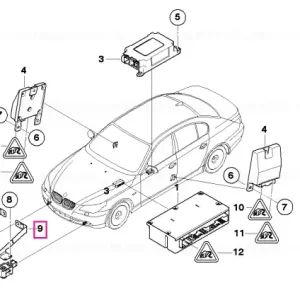 Reducere extra Placa masa dreapta - BMW