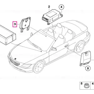 Expediere rapidă Senzor pilastru B dreapta - BMW