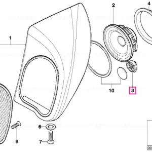 Bestseller Difuzor tweeter - BMW Motorrad